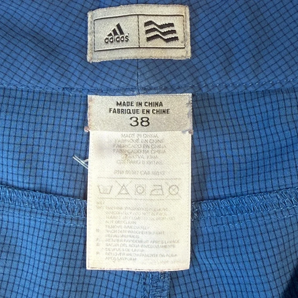 Adidas Golf Shorts‎ Mens 38 Blue Lightweight Stretch Performance Casual